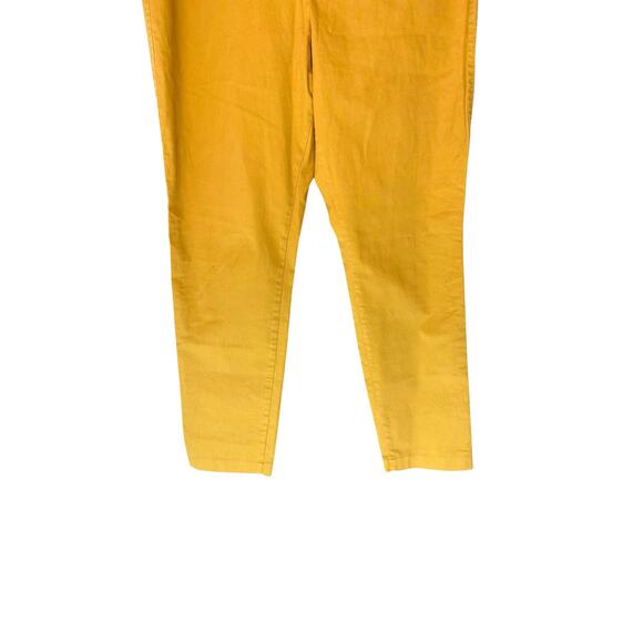 Old Navy Yellow Office Business Career Work Corporate Pixie Ankle Pants Size 8 - Picture 7 of 11